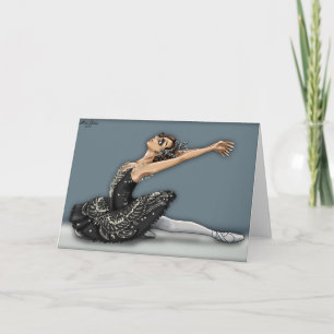 Black Swan Greeting Card Kaart