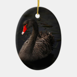 Black Swan Keramisch Ornament
