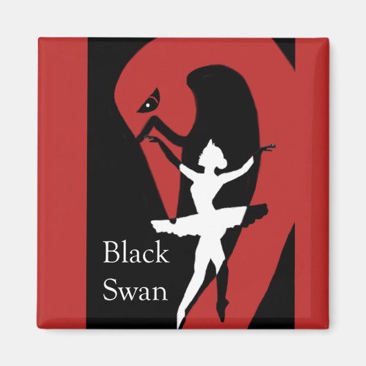 Black Swan Magneet (Voorkant)