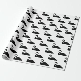 Black Swan Silhouette | Cadeaupapier