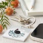 Black Swan Sleutelhanger (Voorkant Rechts)