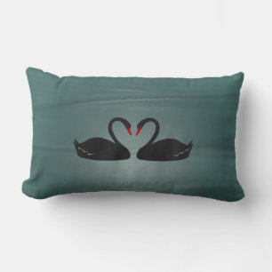 Black Swans Lumbar Pillow Kussen