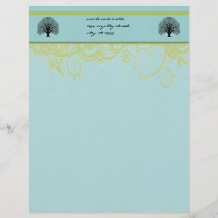 Black Swirl Tree Custom Briefhoofd