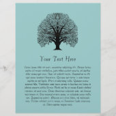 Black Swirl Tree Flyer (Voorkant)