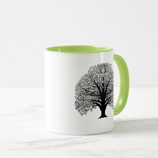 Black Swirl Tree Mok