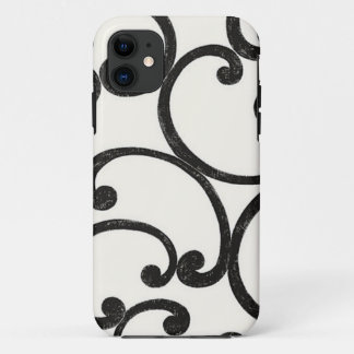 Black Swirling iPhone 5 Hoesje