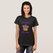 Black T-Shirt (Vrouwen) Zijne Dingen (Voorkant volledig)