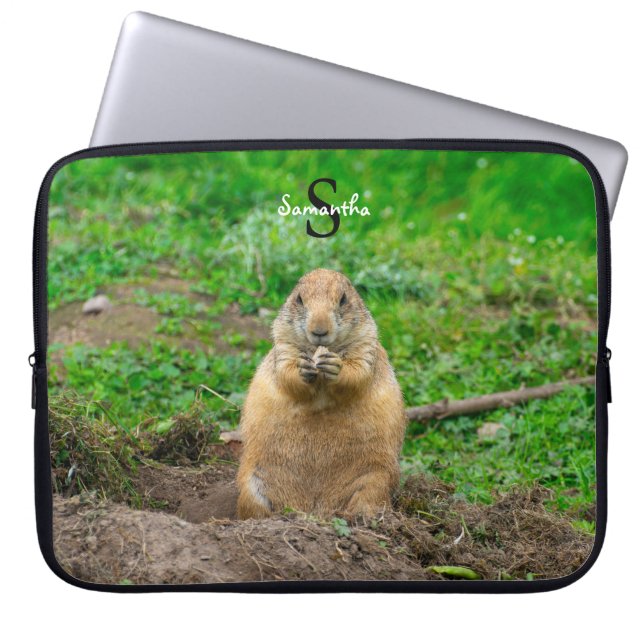 Black-Tailed Prairie Dog Laptop Sleeve (Voorkant)