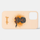 Black & Tan Cavalier King Charles Dog op Sinaasapp Case-Mate iPhone Case (Achterkant (horizontaal))
