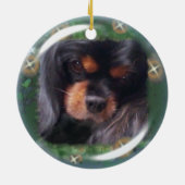 Black & Tan Cavalier King Charles Spaniel Ornament (Achterkant)
