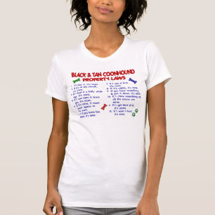 BLACK TAN COONHOUND PL2 T-SHIRT