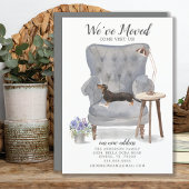 Black & Tan Dachshund | Faire-part de déplacement