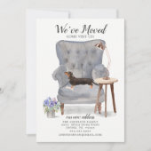 Black & Tan Dachshund | Verplaatsingsaankondiging Aankondiging (Voorkant)