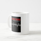 BLACK TAPES LOGO KOFFIEMOK (Voorkant links)