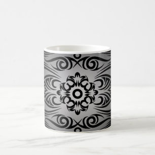 Black Tattoo Tribal 1 zwarte fadeIN Koffiemok