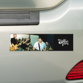 BLACK TAXI.DenekaPeniston, zwarte logo 4 Bumpersticker (Op auto)