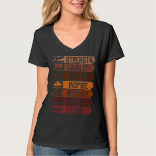 Black Teacher Educator African American Black Hist T-shirt