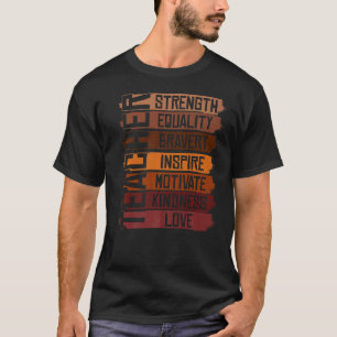 Black Teacher Educator African American Black Hist T-shirt