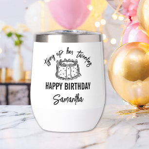 Black Tendy Tying Up Her Twenties 30th Birthday