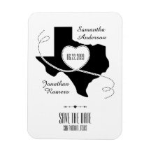 Black Texas Curling Ribbon Save the Date