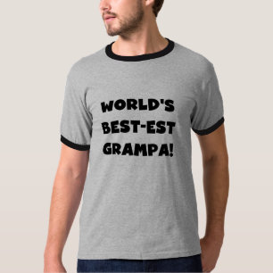 Black Text Les meilleurs t-shirts Grampa du monde