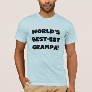 Black Text Les meilleurs t-shirts Grampa du monde