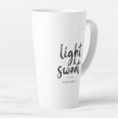 Black Text Light en Sweet Quote Coffee Mok (Rechterhoek)