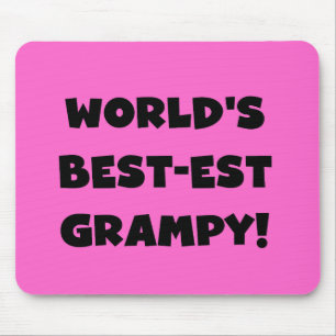 Black Text 's Werelds beste Grampy Gifts Muismat