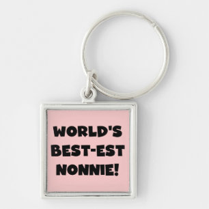 Black Text 's Werelds beste Nonnie Gifts Sleutelhanger