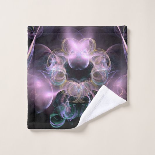 Black & Tha Smoke Modern Abstract Washandje (Wasdoekje)