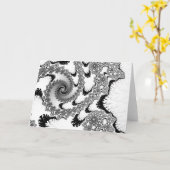 Black Tongues Groeten Kaart (Gele Bloem)