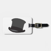 Black Top Hat Bagagelabel (Voorkant horizontaal)