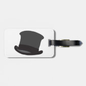 Black Top Hat Bagagelabel (Achterkant horizontaal)