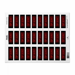 Black Top Secret Etiket