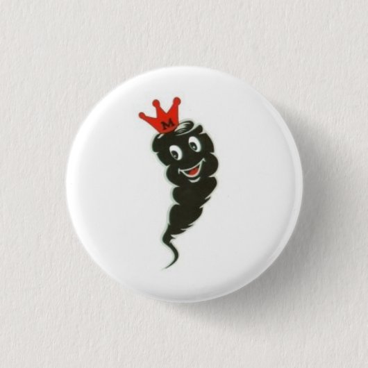 Black Tornados logo Ronde Button 3,2 Cm (Voorkant)