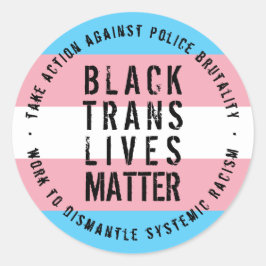 Black Trans Lives Matter Sticker