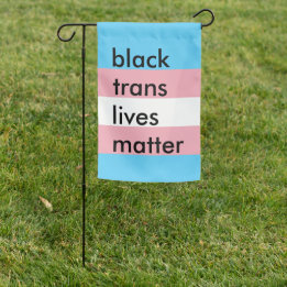 Black Trans Lives Matter Tuinvlag