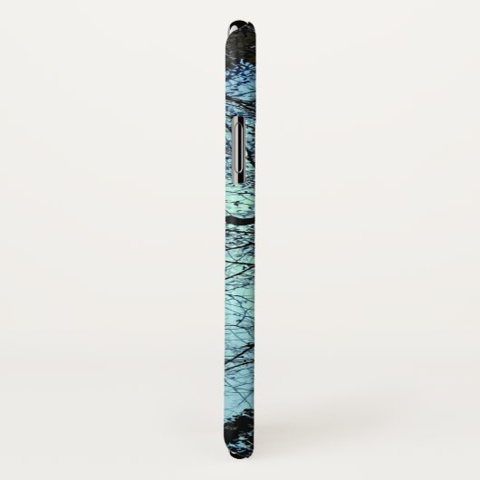Black Tree Branches Blue Sky iPhone X Hoesje (Achterkant / rechts)