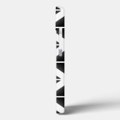 Black Trendy Triangle Pattern Case-Mate iPhone Case (Achterkant / Links)