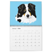 Black Tri Australian Shepherd Collectie Calendar Kalender (Jan 2026)