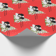 Black Tri Australian Shepherd kerstrap