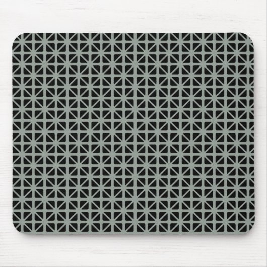 Black Triangles Pattern Muismat (Voorkant)