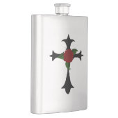 Black Tribal Cross-fles Heupfles (Rechts)