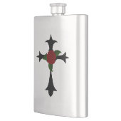 Black Tribal Cross-fles Heupfles (Links)