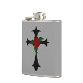 Black Tribal Cross-fles Heupfles (Links)