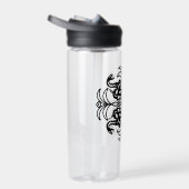 Black Tribal Snake Mandala Waterfles (Rechts)