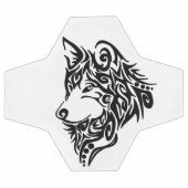 Black Tribal Wolf Voetbal (Enkel)