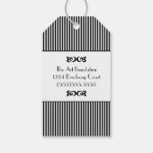 Black Tuxedo Dank je- Cadeaulabel (Achterkant)