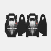 Black Tuxedo Hartelijk dank | Cadeaudoos Bedankdoosjes (Uitgevouwen)