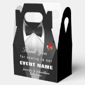 Black Tuxedo Hartelijk dank | Cadeaudoos Bedankdoosjes (Geopend)